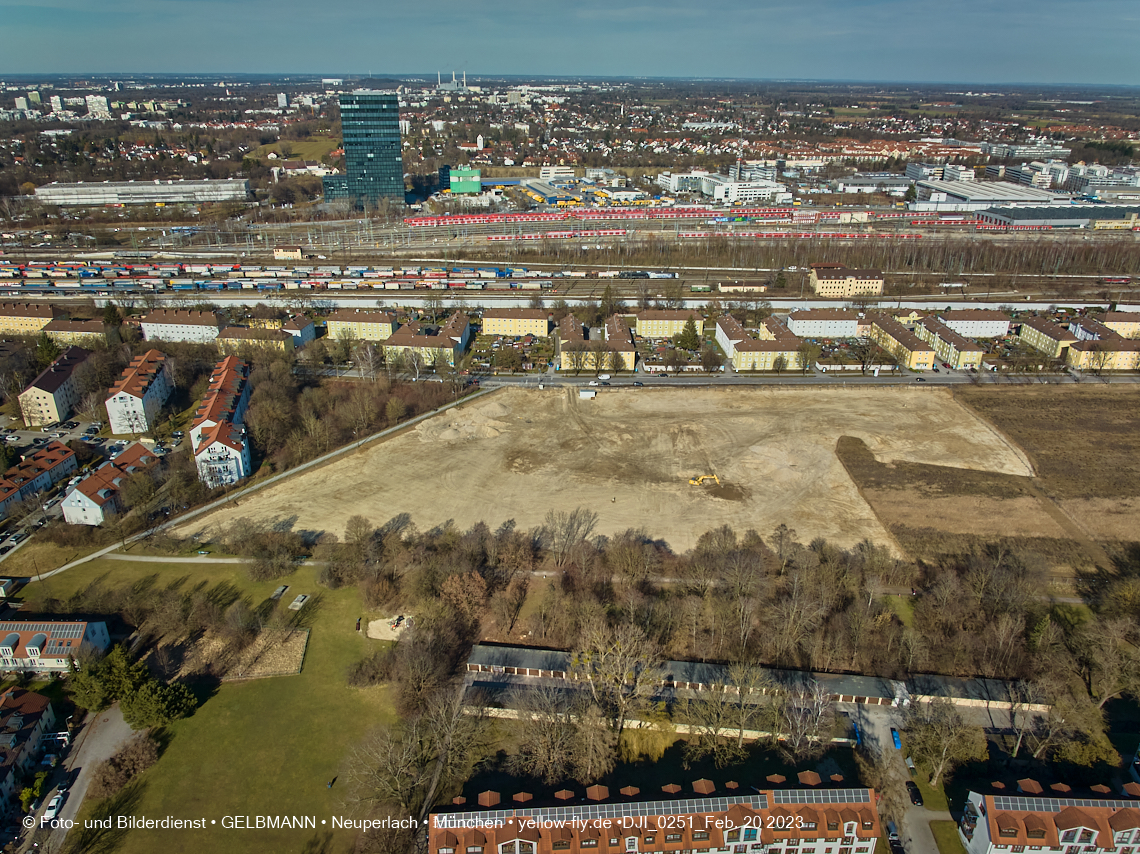 20.02.2023 - Copterfotos und Luftbilder von Berg am Laim
